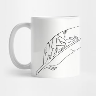 Feather Mountains Mug